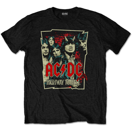 AC/DC T-Shirt: Highway To Hell Sketch