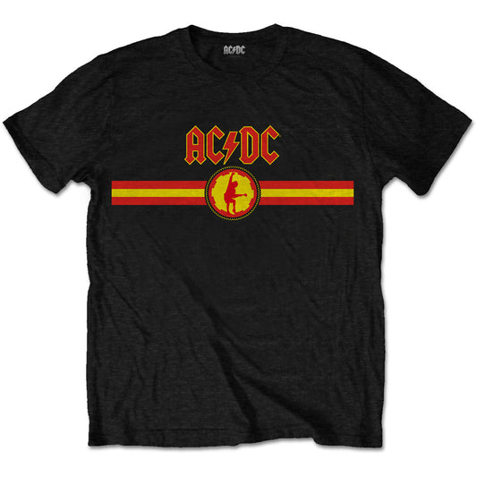 AC/DC T-Shirt: Logo & Stripe