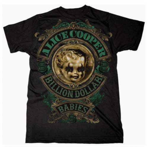 Alice Cooper T-Shirt: Billion Dollar Baby Crest