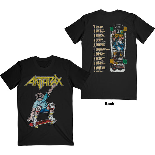 Anthrax T-Shirt: Spreading Skater Notman Vintage