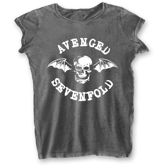 Avenged Sevenfold Ladies T-Shirt: Deathbat