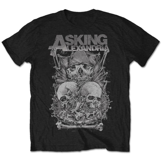 Asking Alexandria T-Shirt: Skull Stack