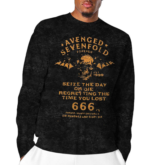Avenged Sevenfold Long Sleeve T-Shirt: Sieze The Day