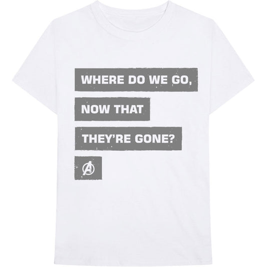 Marvel Comics T-Shirt: Avengers Now That They're Gone