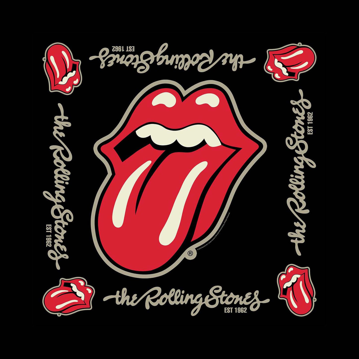 The Rolling Stones Bandana: Established 1962