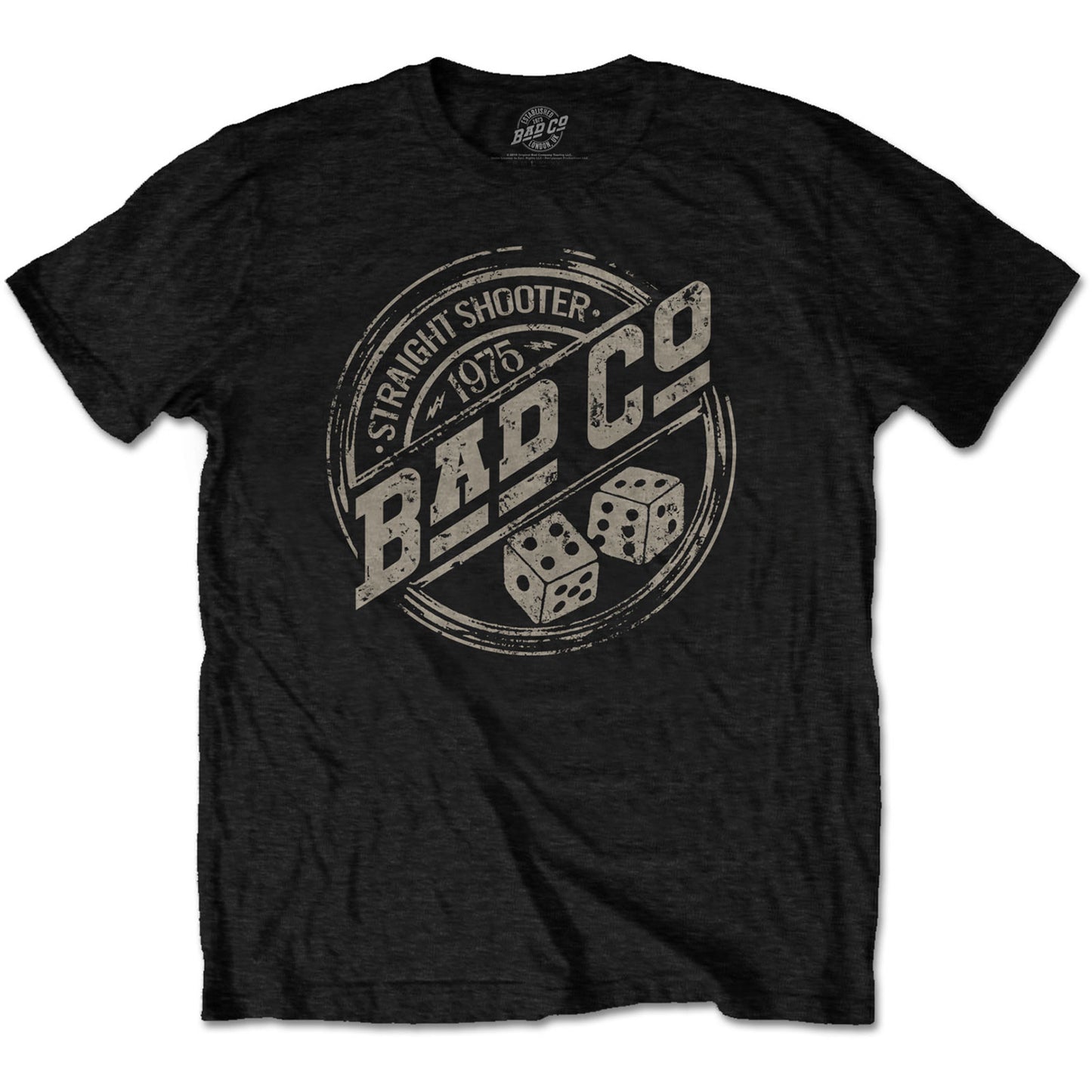 Bad Company T-Shirt: Straight Shooter Roundel