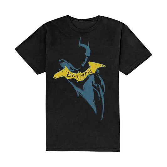 DC Comics T-Shirt: The Batman Yellow Sketch