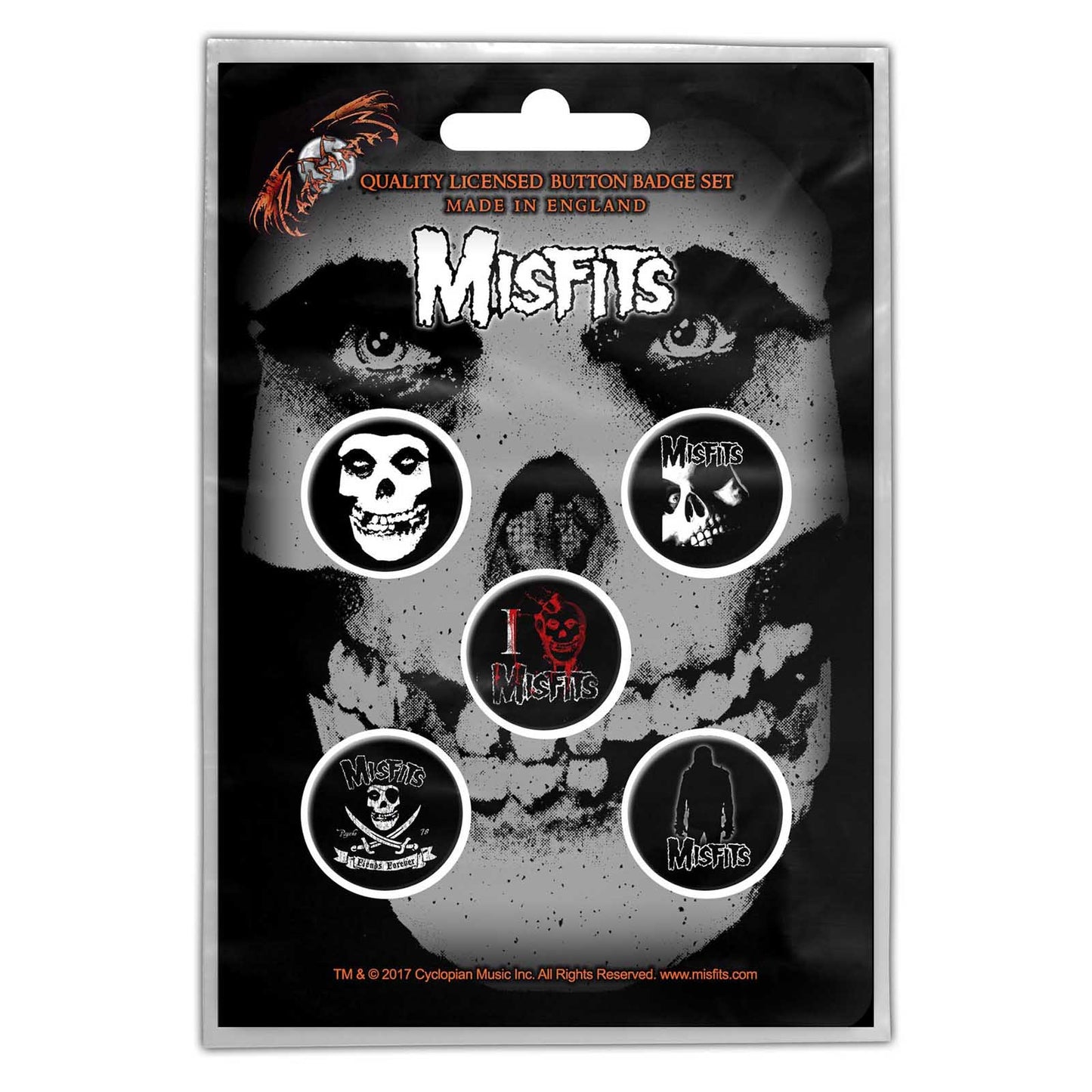 Misfits Badge: Skull
