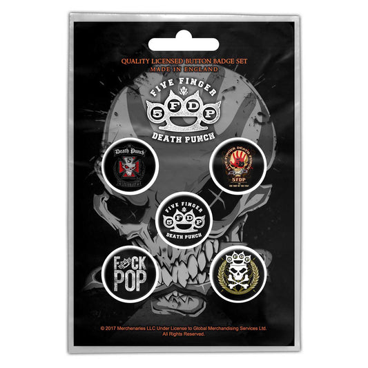 Five Finger Death Punch Badge: Logos