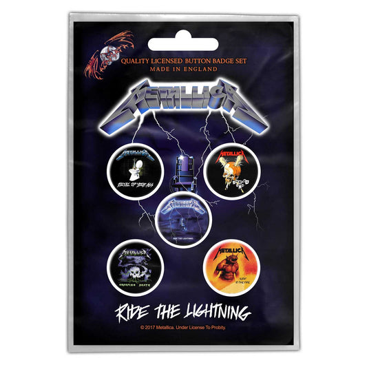 Metallica Badge: Ride the Lightning