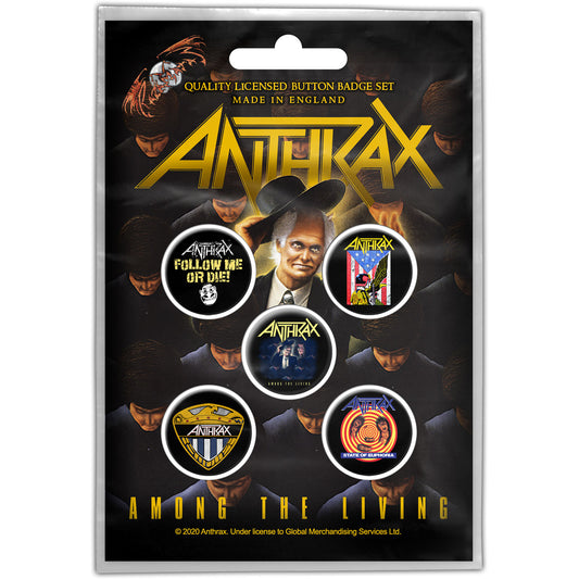 Anthrax Badge: Among the Living