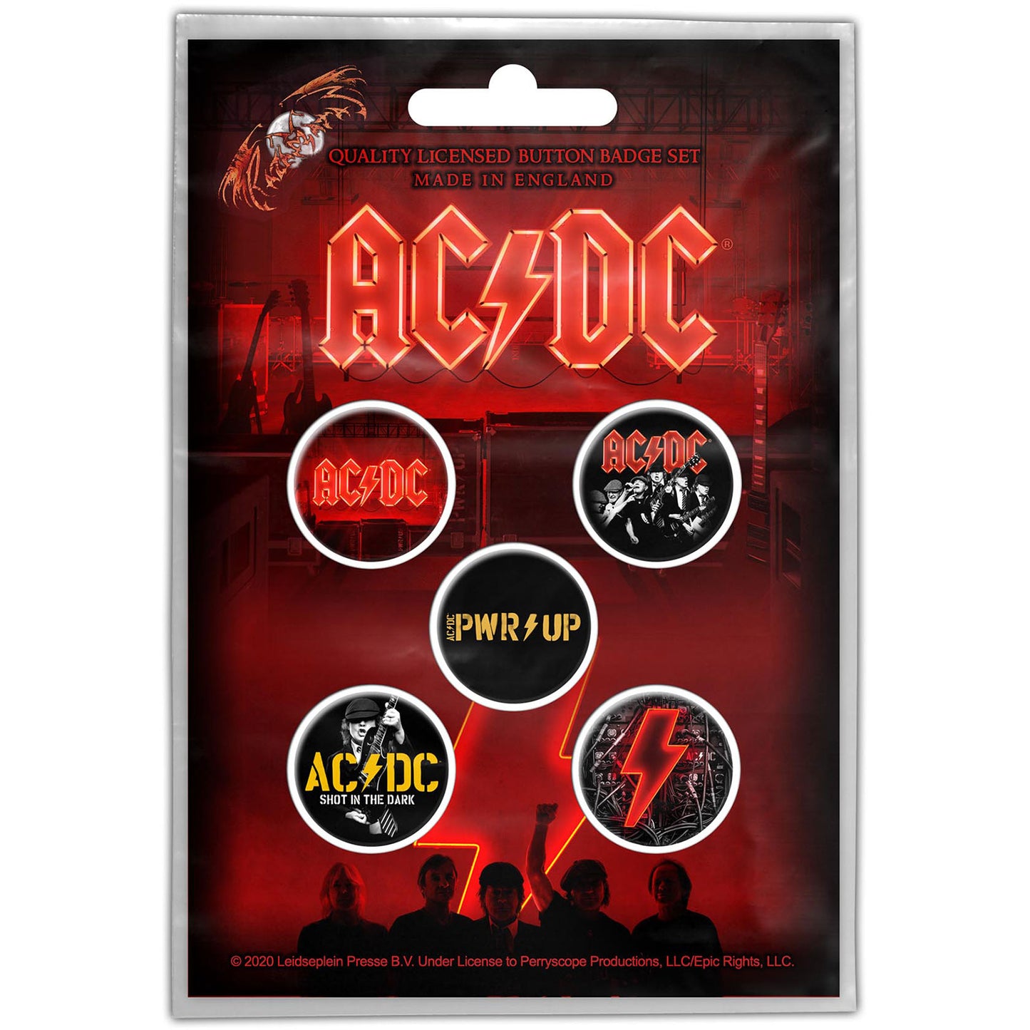 AC/DC Badge: PWR-UP