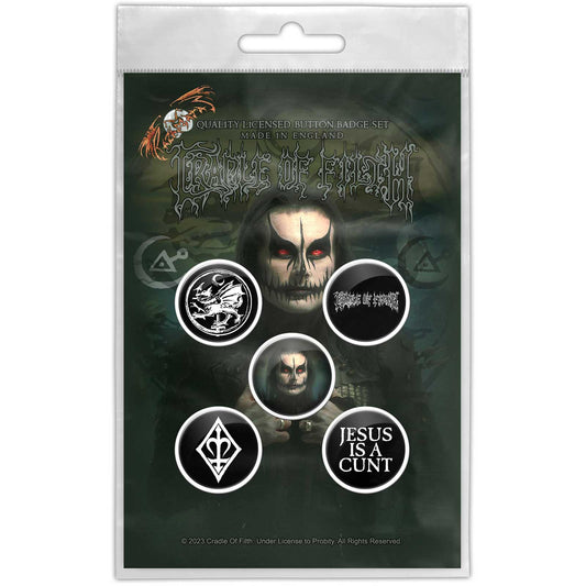 Cradle Of Filth Badge: Hammer Of The Witches/Dani