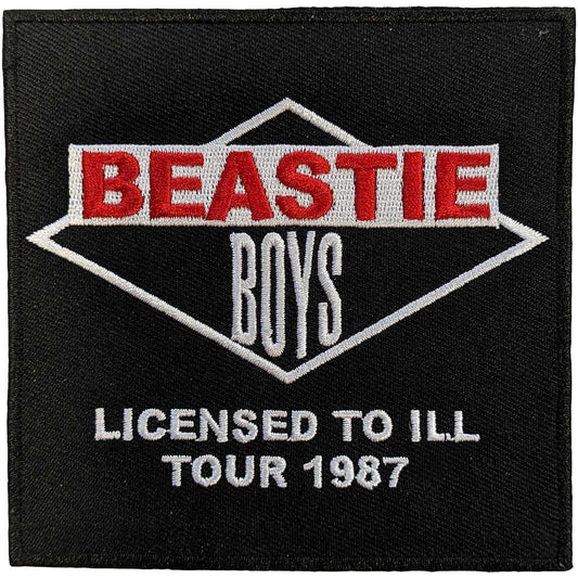 The Beastie Boys Standard Woven Patch: Licensed To Ill Tour 1987