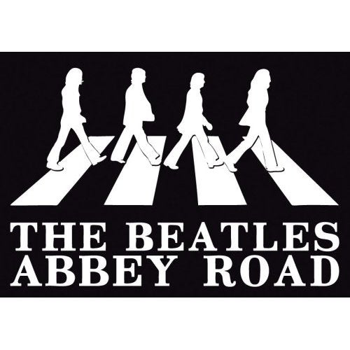 The Beatles Postcard: Abbey Road Crossing