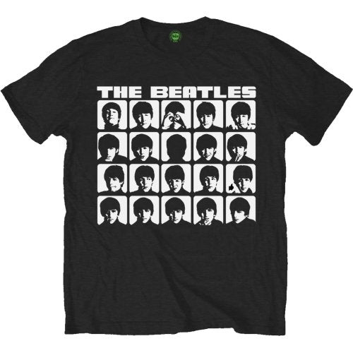 The Beatles T-Shirt: Hard Days Night Faces Mono