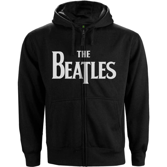 The Beatles Zipped Hoodie: Drop T Logo