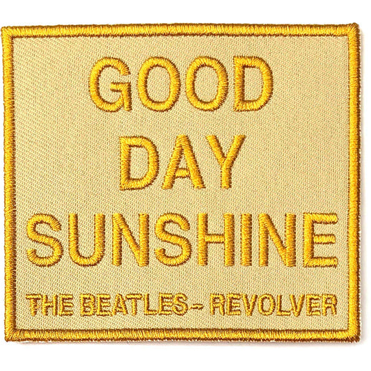 The Beatles Standard Woven Patch: Good Day Sunshine
