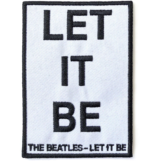 The Beatles Standard Woven Patch: Let It Be