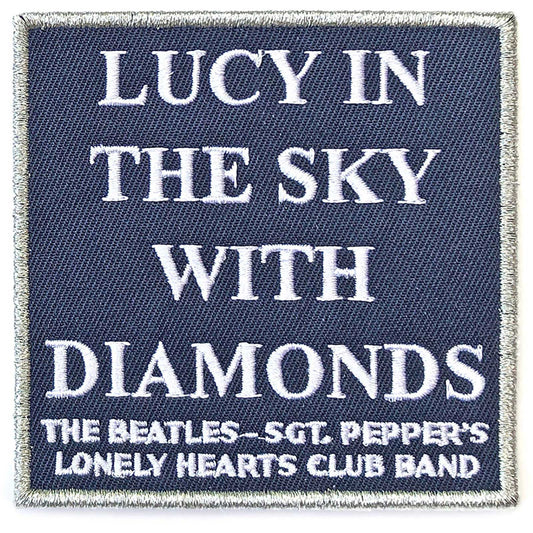 The Beatles Standard Woven Patch: Lucy In The Sky with Diamonds
