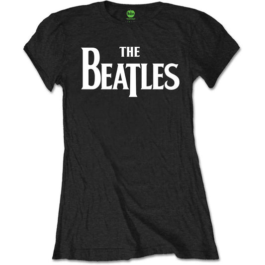 The Beatles Ladies T-Shirt: Drop T Logo