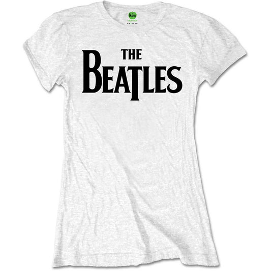 The Beatles Ladies T-Shirt: Drop T Logo