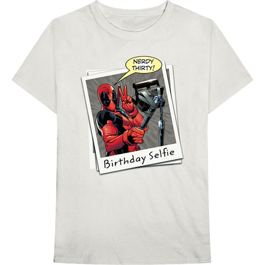 Marvel Comics T-Shirt: Deadpool Birthday Selfie