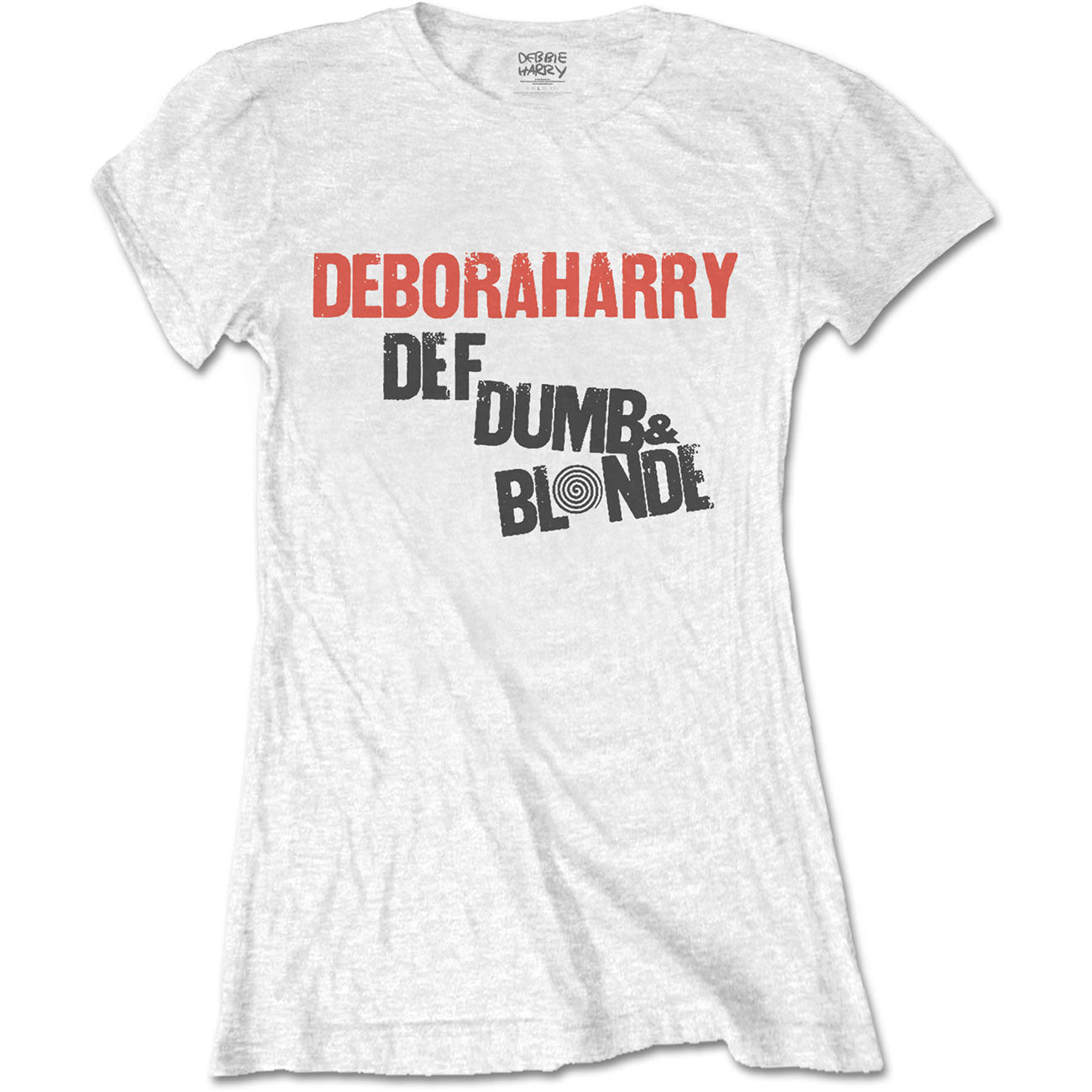 Debbie Harry Ladies T-Shirt: Def  Dumb & Blonde