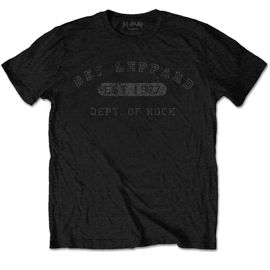 Def Leppard T-Shirt: Collegiate Logo