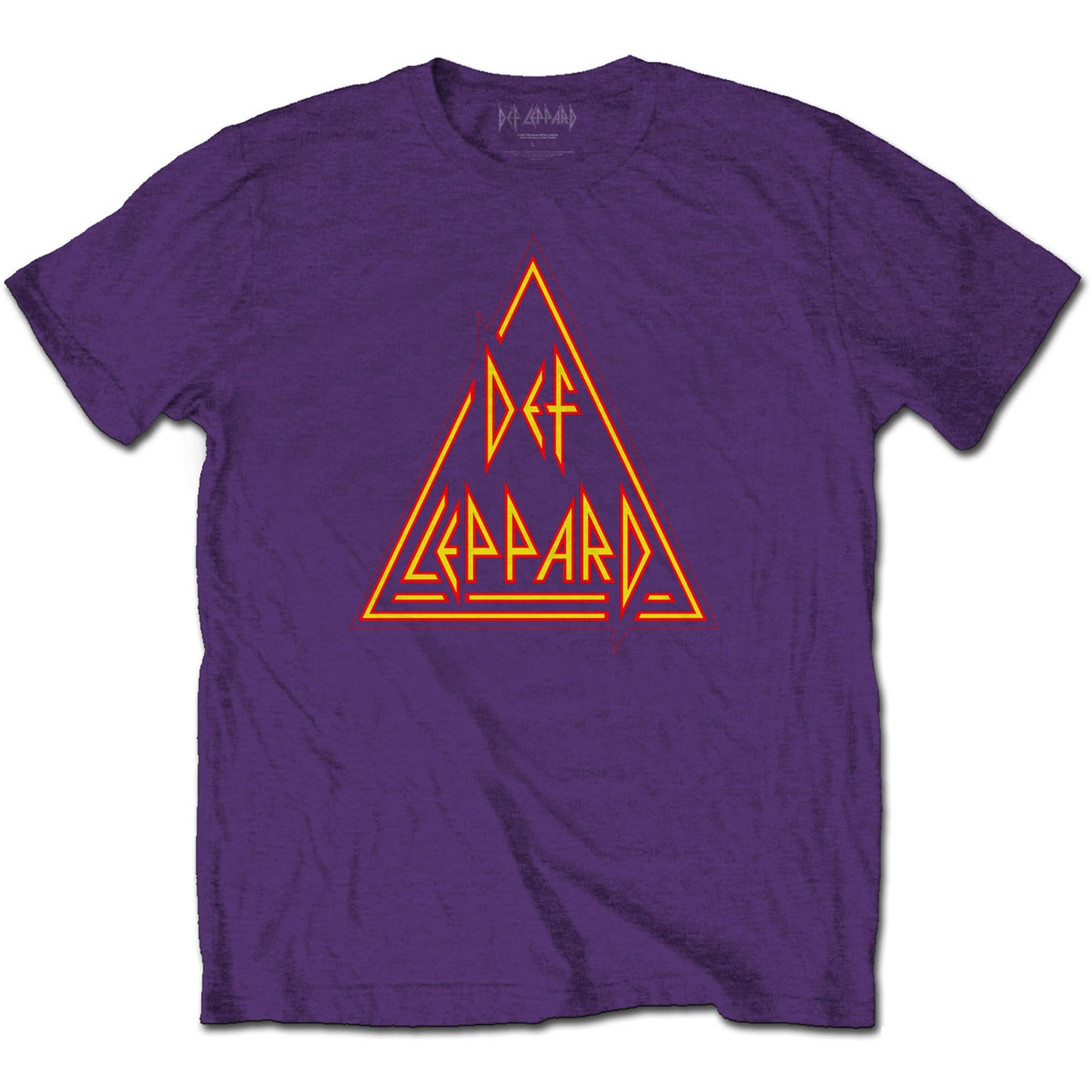 Def Leppard T-Shirt: Classic Triangle Logo