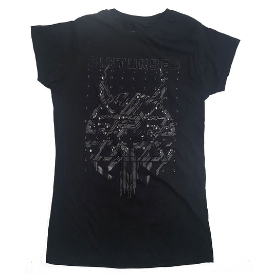 Disturbed Ladies T-Shirt: Omni Foil
