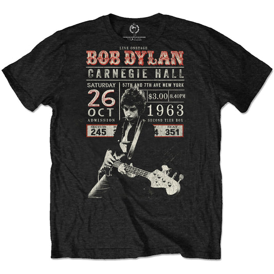 Bob Dylan T-Shirt: Carnegie Hall '63