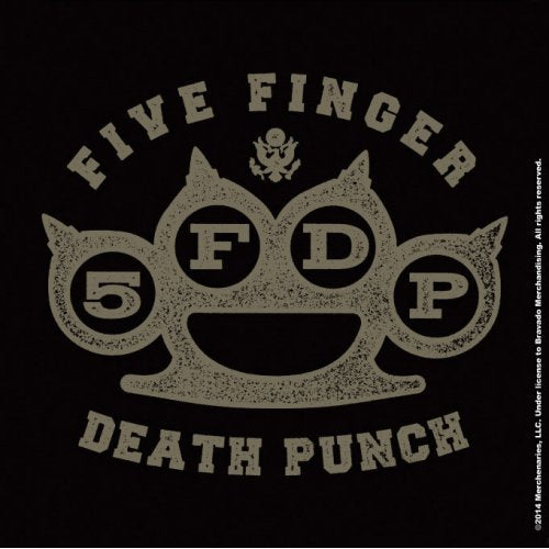 Five Finger Death Punch Coaster: Brass Knuckle