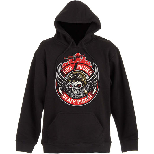 Five Finger Death Punch Pullover Hoodie: Bomber Patch