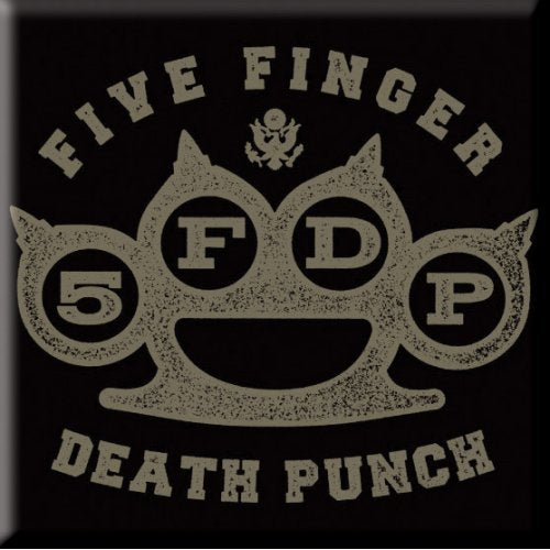 Five Finger Death Punch Magnet: Brass Knuckle