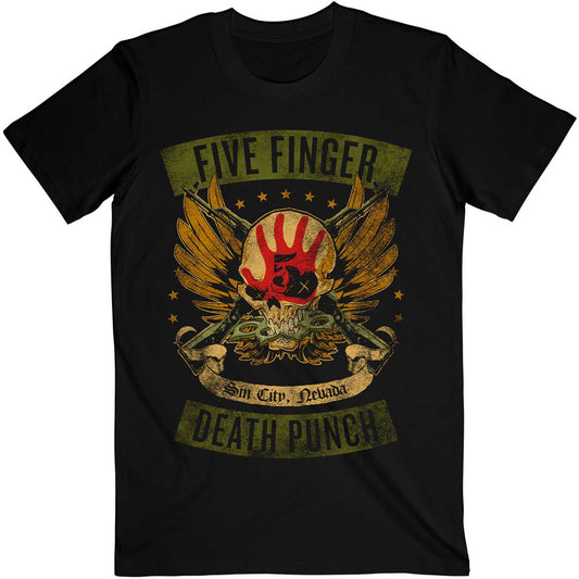 Five Finger Death Punch T-Shirt: Locked & Loaded
