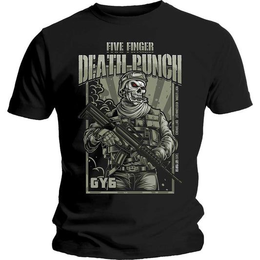 Five Finger Death Punch T-Shirt: War Soldier