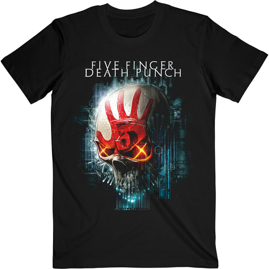 Five Finger Death Punch T-Shirt: Interface Skull