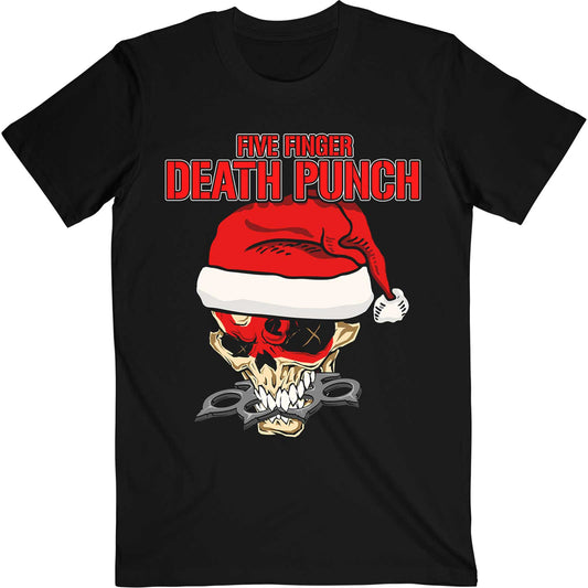 Five Finger Death Punch T-Shirt: Santa Knucklehead