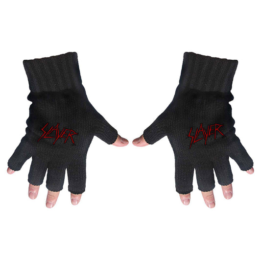 Slayer Gloves: Scratched Logo