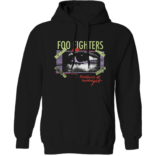 Foo Fighters Pullover Hoodie: Medicine At Midnight Taped