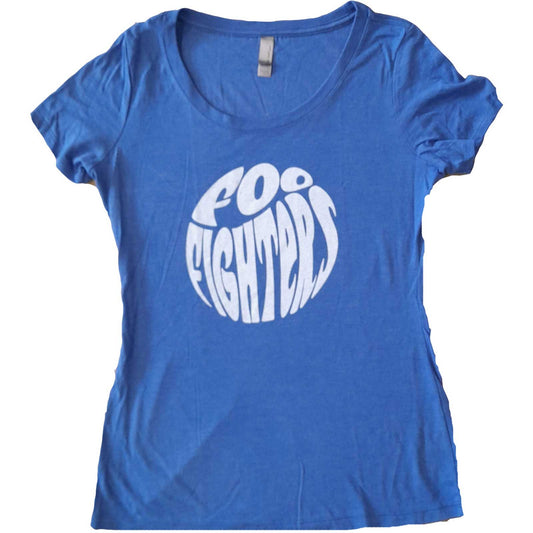 Foo Fighters Ladies T-Shirt: 70s Logo