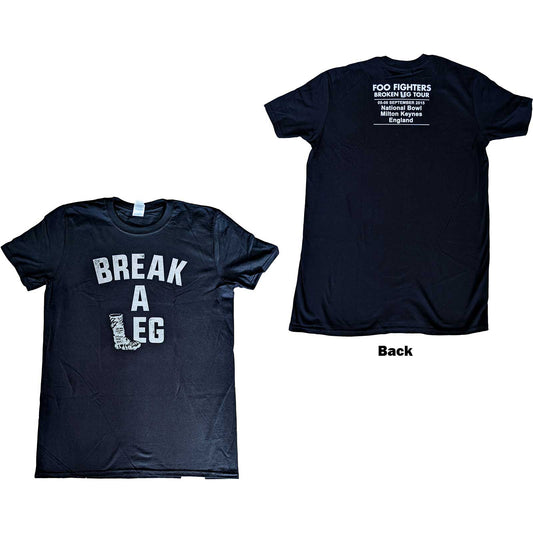 Foo Fighters T-Shirt: Break A Leg Milton Keynes