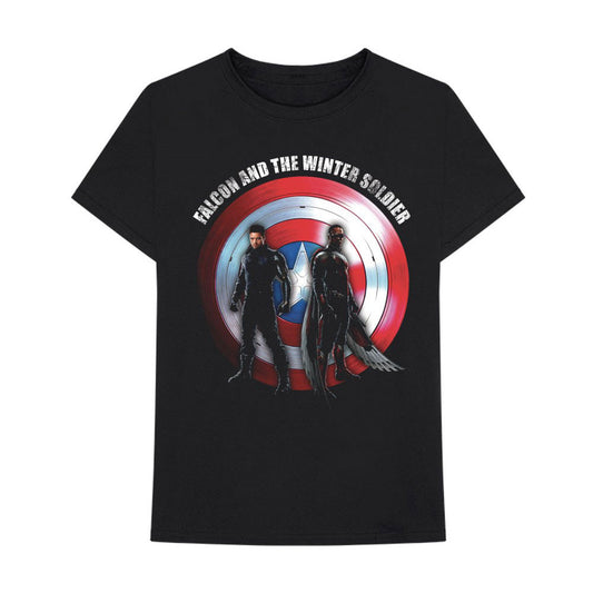 Marvel Comics T-Shirt: Falcon & Winter Soldier Shield Logo