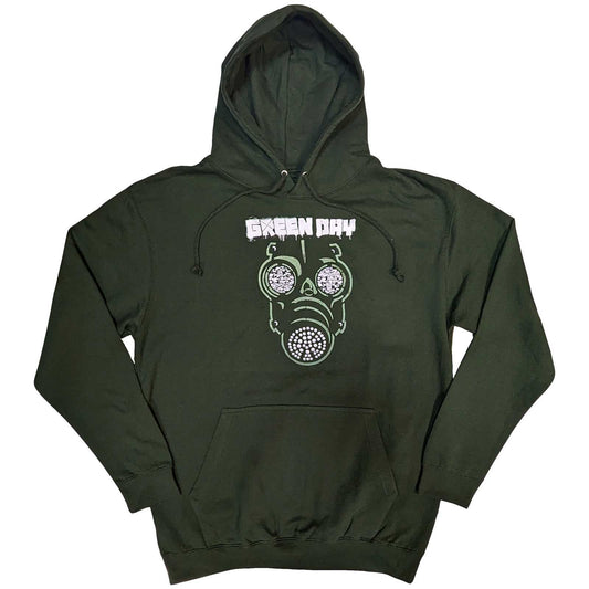 Green Day Pullover Hoodie: Green Mask