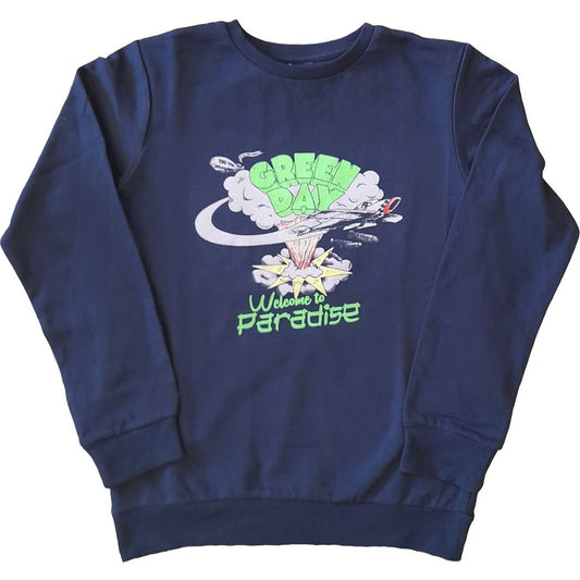 Green Day Sweatshirt: Welcome to Paradise