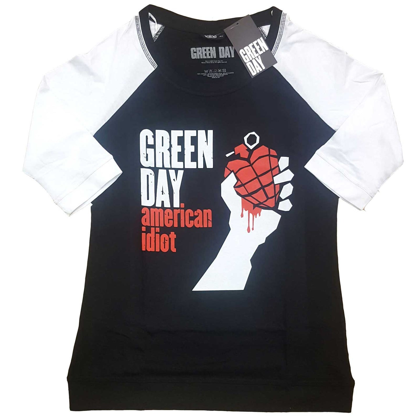 Green Day Ladies T-Shirt: American Idiot