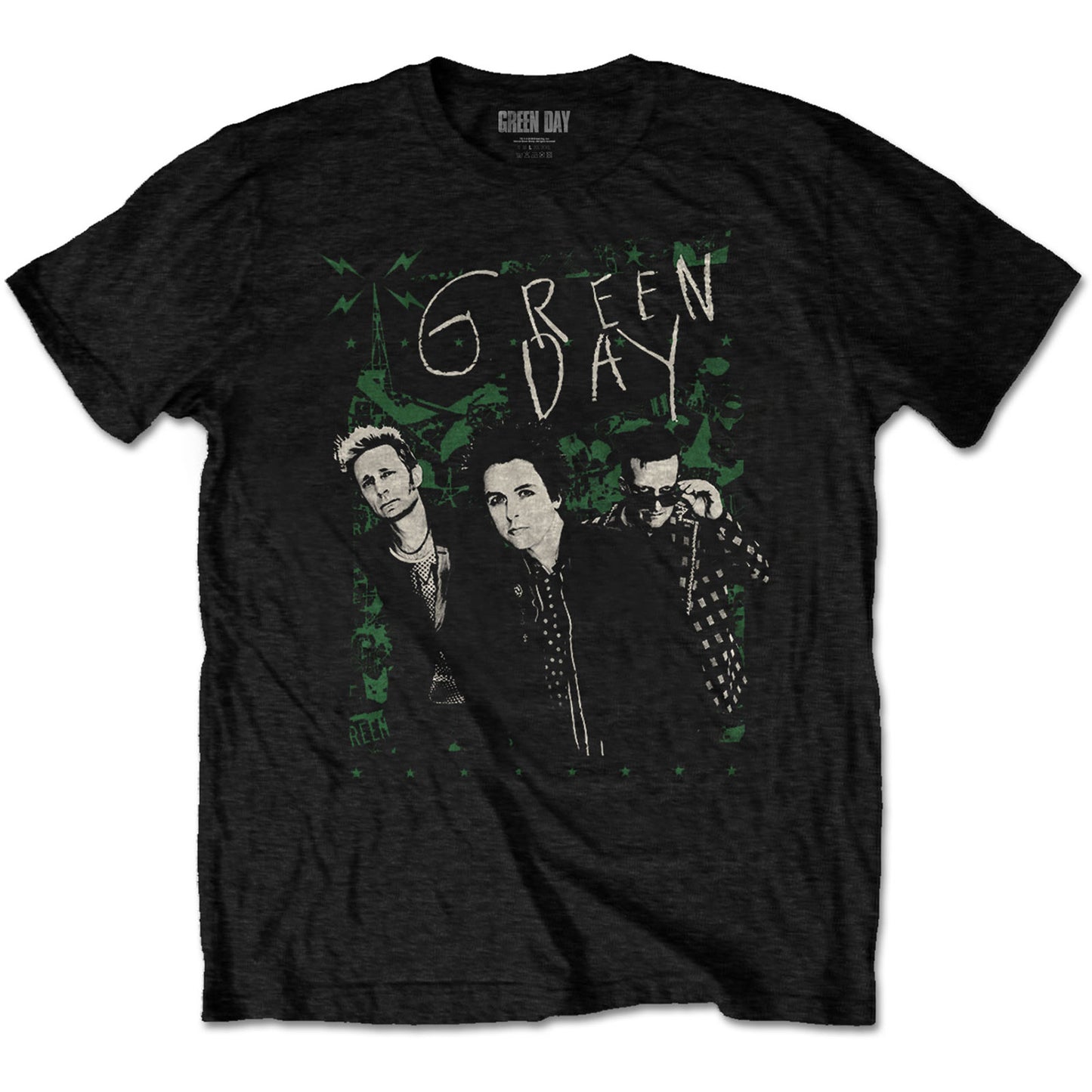 Green Day T-Shirt: Green Lean