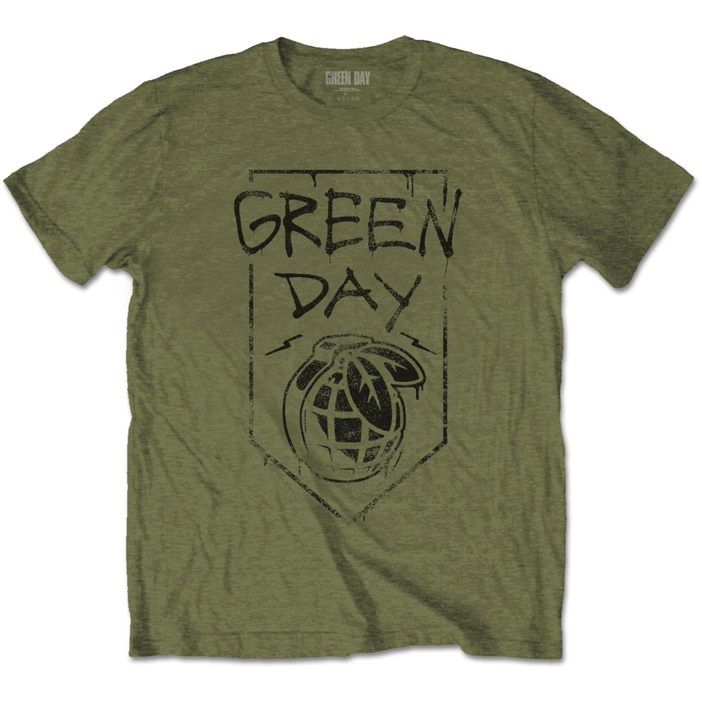 Green Day T-Shirt: Organic Grenade