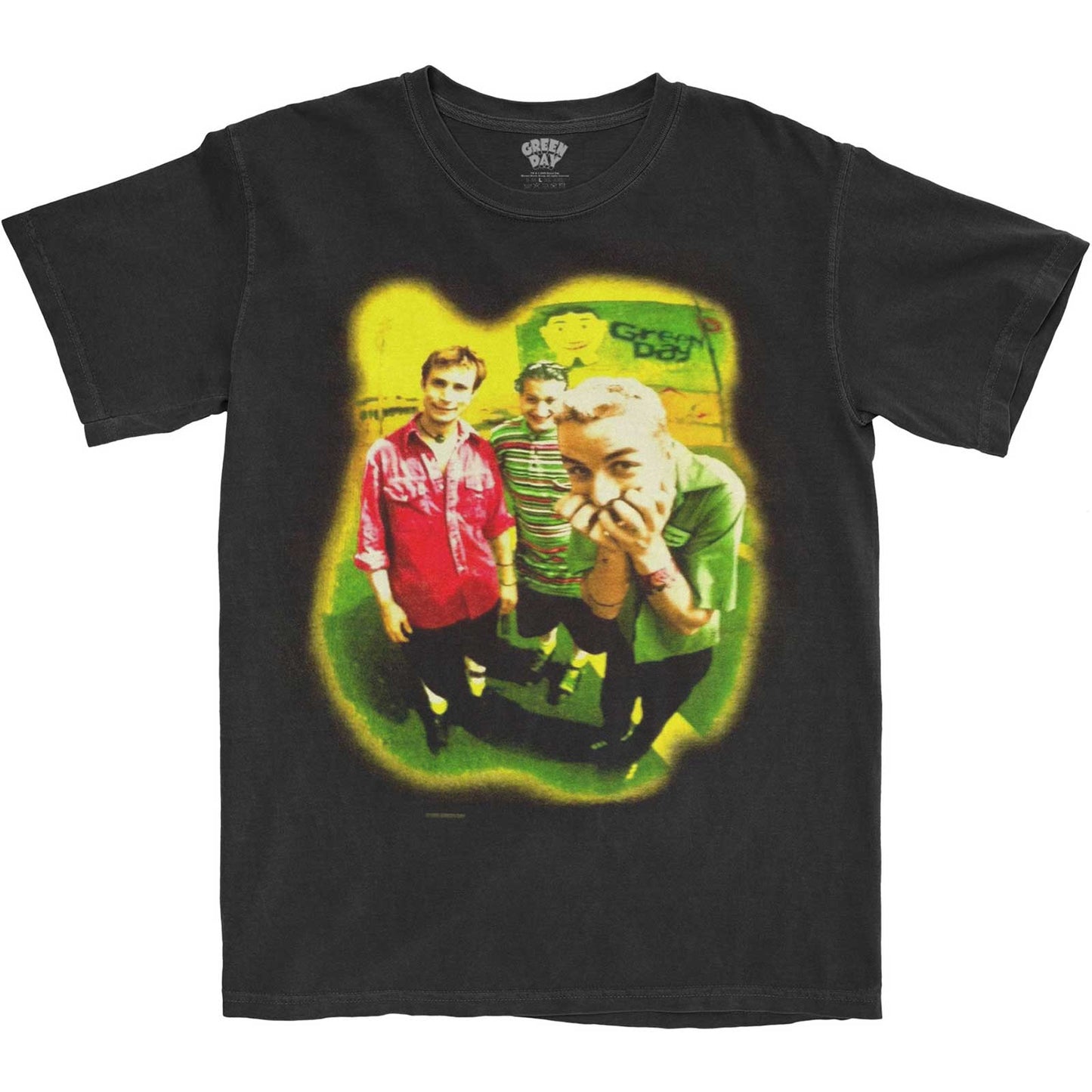 Green Day T-Shirt: Neon Photo